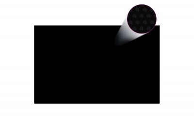 VIDAXL  couverture de piscine rectangulaire 800x500 cm pe noir 92965