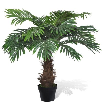 VIDAXL  cycas artificielle plastique avec pot 80 cm 241354