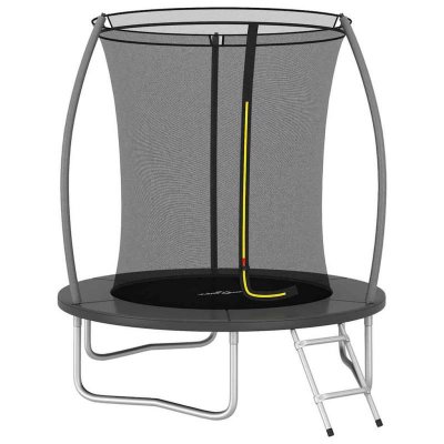 VIDAXL  - Ensemble de trampoline rond 183x52 cm 80 kg Gris