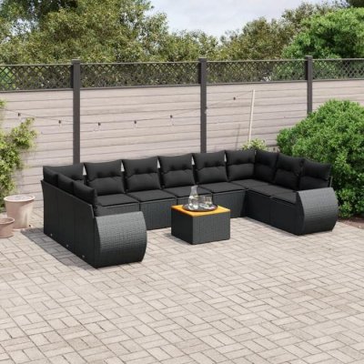VIDAXL  Ensemble Salon de Jardin 11 Pcs