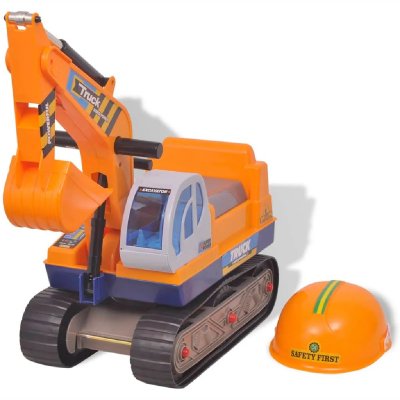 VIDAXL  excavateur en plastique jaune 100089