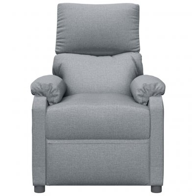 VIDAXL  fauteuil de massage gris clair tissu 322456