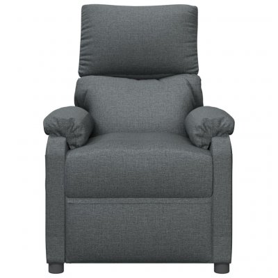 VIDAXL  fauteuil de massage gris fonc&eacute; tissu 322457