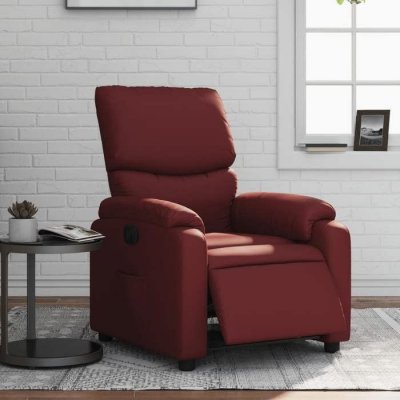 VIDAXL  Fauteuil massant - Bordeaux