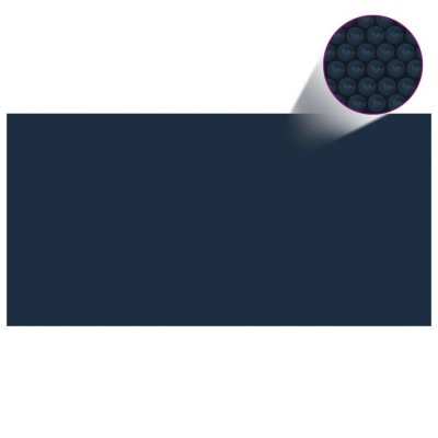 VIDAXL  Film Solaire De Piscine Flottant Pe 1000x500 Cm Noir Et Bleu