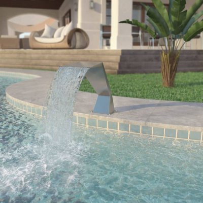 VIDAXL  - Fontaine d'&eacute;tang Acier inoxydable 64 x 30 x 52 cm Argent&eacute; n/a