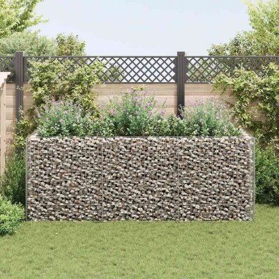 VIDAXL  jardini&egrave;re &agrave; gabion acier 270 x 90 x 100 cm 142554