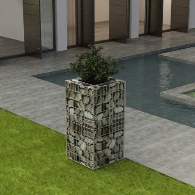 VIDAXL  jardini&egrave;re &agrave; gabion acier 50 x 50 x 100 cm 142557