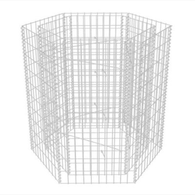 VIDAXL  jardini&egrave;re &agrave; gabion hexagonale 100 x 90 x 100 cm 142533