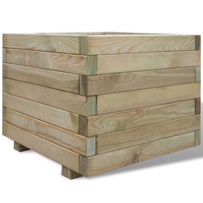 VIDAXL  jardini&egrave;re carr&eacute;e 50x50x40 cm bois fsc 41659