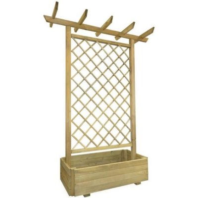 VIDAXL  jardini&egrave;re pergola 162 x 56 x 204 cm bois 41702