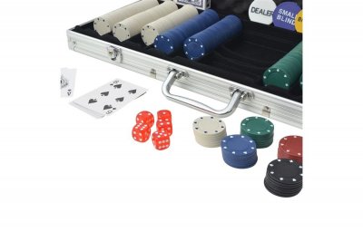 VIDAXL  Jeu De Poker Avec 500 Jetons Aluminium