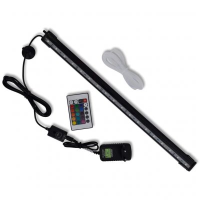 VIDAXL  - Lampe led de bulles d'aquarium rvb 48 cm