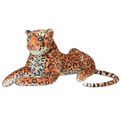 VIDAXL  L&eacute;opard En Peluche Marron Xxl