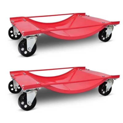 VIDAXL  lot de 2 chariot de visite 500kg 210102