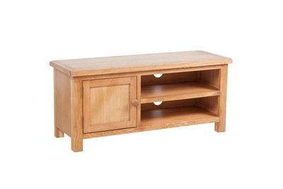 VIDAXL  meuble tv 103 x 36 x 46 cm bois de ch&ecirc;ne solide 241679