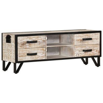 VIDAXL  meuble tv 110x30x41 cm bois d'acacia massif