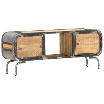 VIDAXL  - Meuble tv 110x30x42 cm Bois massif de manguier