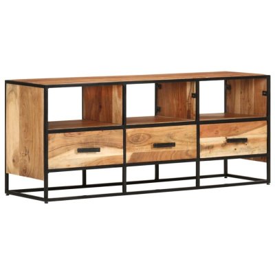 VIDAXL  meuble tv 110x30x45 cm bois d'acacia massif