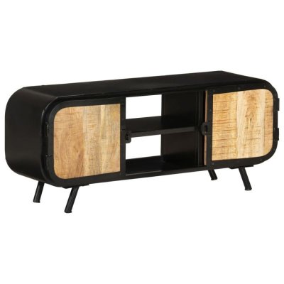 VIDAXL  - Meuble tv 110x30x45 cm Bois de manguier brut