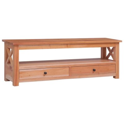 VIDAXL  - Meuble tv 120 x 30 x 40 cm Bois d'acajou massif Naturel