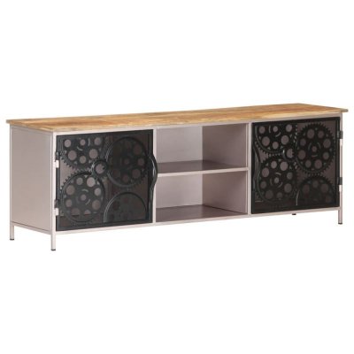 VIDAXL  meuble tv 120x30x40 cm bois de manguier brut