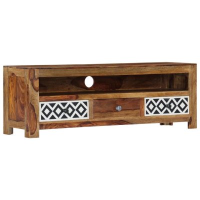VIDAXL  meuble tv 120x30x40 cm bois de sesham solide 248093