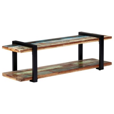 VIDAXL  meuble tv 130 x 40 x 40 cm bois de r&eacute;cup&eacute;ration massif 247884