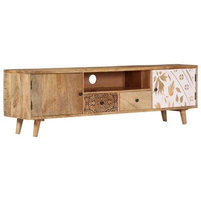 VIDAXL  - Meuble tv 140x30x40 cm Bois de manguier massif n/a