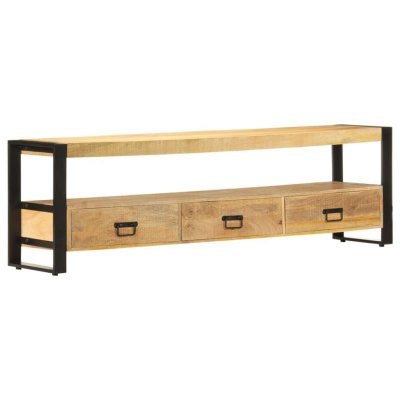 VIDAXL  - Meuble tv 150x30x45 cm Bois solide de manguier Brun