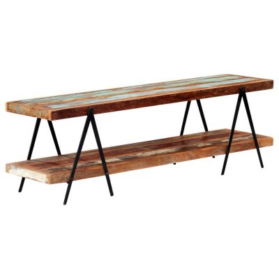 VIDAXL  meuble tv 160x40x50 cm bois de r&eacute;cup&eacute;ration massif 247886