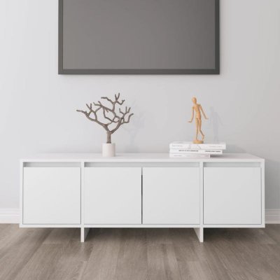 VIDAXL  meuble tv blanc 120x30x40,5 cm agglom&eacute;r&eacute;