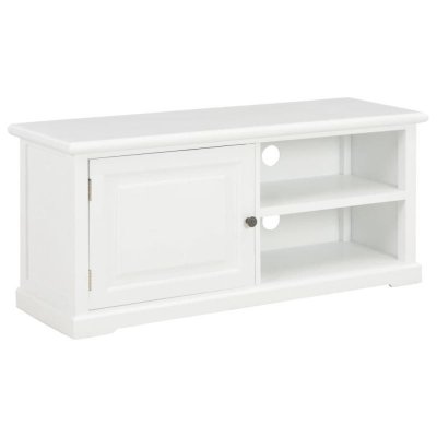 VIDAXL  - Meuble tv Blanc 90 x 30 x 40 cm Bois Blanc