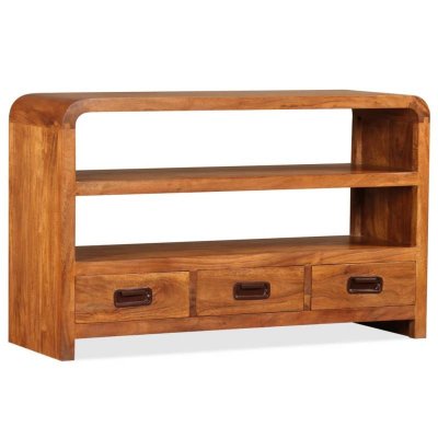 VIDAXL  meuble tv bois d'acacia solide 90 x 30 x 55 cm 244681
