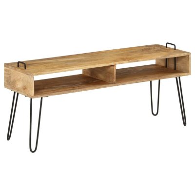 VIDAXL  meuble tv bois de manguier massif 110 x 35 x 45 cm 246021