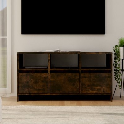 VIDAXL  - Meuble tv Ch&ecirc;ne fum&eacute; 102x37,5x52,5 cm Agglom&eacute;r&eacute;