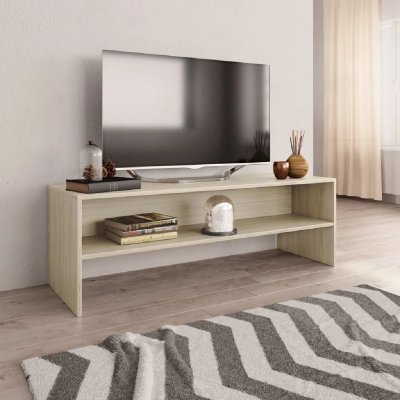 VIDAXL  meuble tv ch&ecirc;ne sonoma 120 x 40 x 40 cm agglom&eacute;r&eacute; 800039