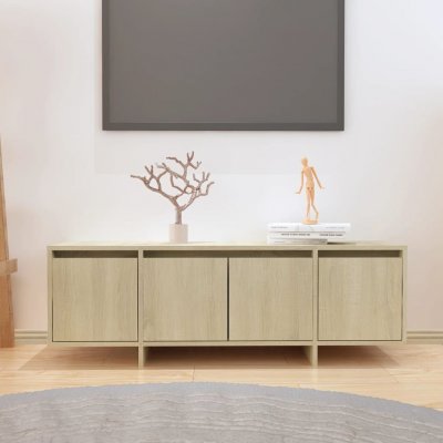 VIDAXL  - Meuble tv Ch&ecirc;ne sonoma 120x30x40,5 cm Agglom&eacute;r&eacute;