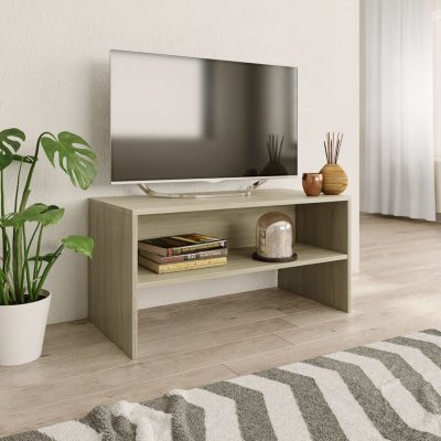 VIDAXL  - Meuble tv Ch&ecirc;ne sonoma 80 x 40 x 40 cm Agglom&eacute;r&eacute; Ch&ecirc;ne sonoma