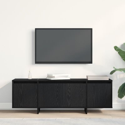 VIDAXL  - Meuble tv Noir 120 x 30 x 40.5 cm Bois d'ing&eacute;nierie