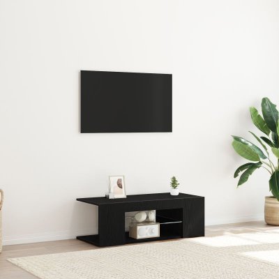 VIDAXL  - Meuble tv Noir 90 x 39 x 30 cm Bois d'ing&eacute;nierie