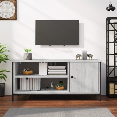 VIDAXL  meuble tv sonoma gris 100x40x45 cm bois d'ing&eacute;nierie