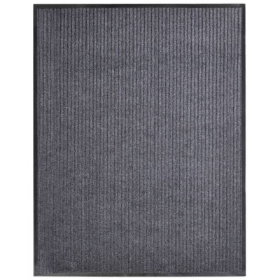 Vidaxl paillasson gris 120x220 cm pvc 287667