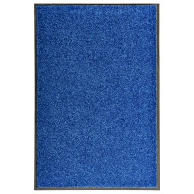 VIDAXL  - Paillasson lavable Bleu 60x90 cm Bleu