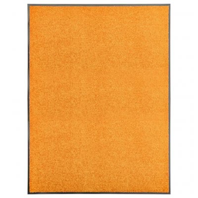 VIDAXL  - Paillasson lavable Orange 90x120 cm Orange