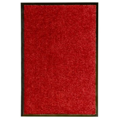 VIDAXL  - Paillasson lavable Rouge 40x60 cm Rouge