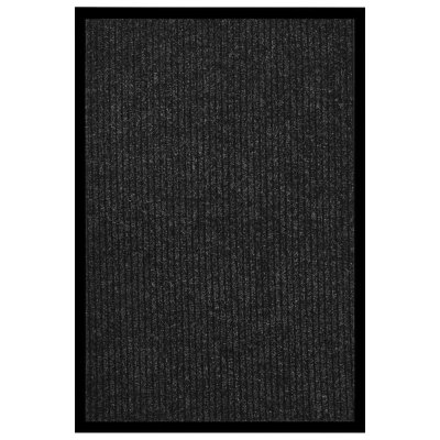 VIDAXL  - Paillasson ray&eacute; Anthracite 80x120 cm Anthracite