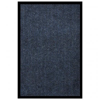 VIDAXL  - Paillasson ray&eacute; Bleu 80x120 cm Bleu