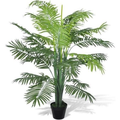 VIDAXL  palmier artificiel plastique avec pot 130 cm 241356