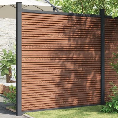 VIDAXL  - Panneau de cl&ocirc;ture marron 180x186 cm wpc